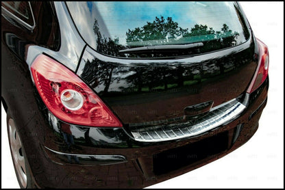 OPEL CORSA D 2006-2014 REAR HOOD PROTECTION STAINLESS STEEL CHROME MOULDING