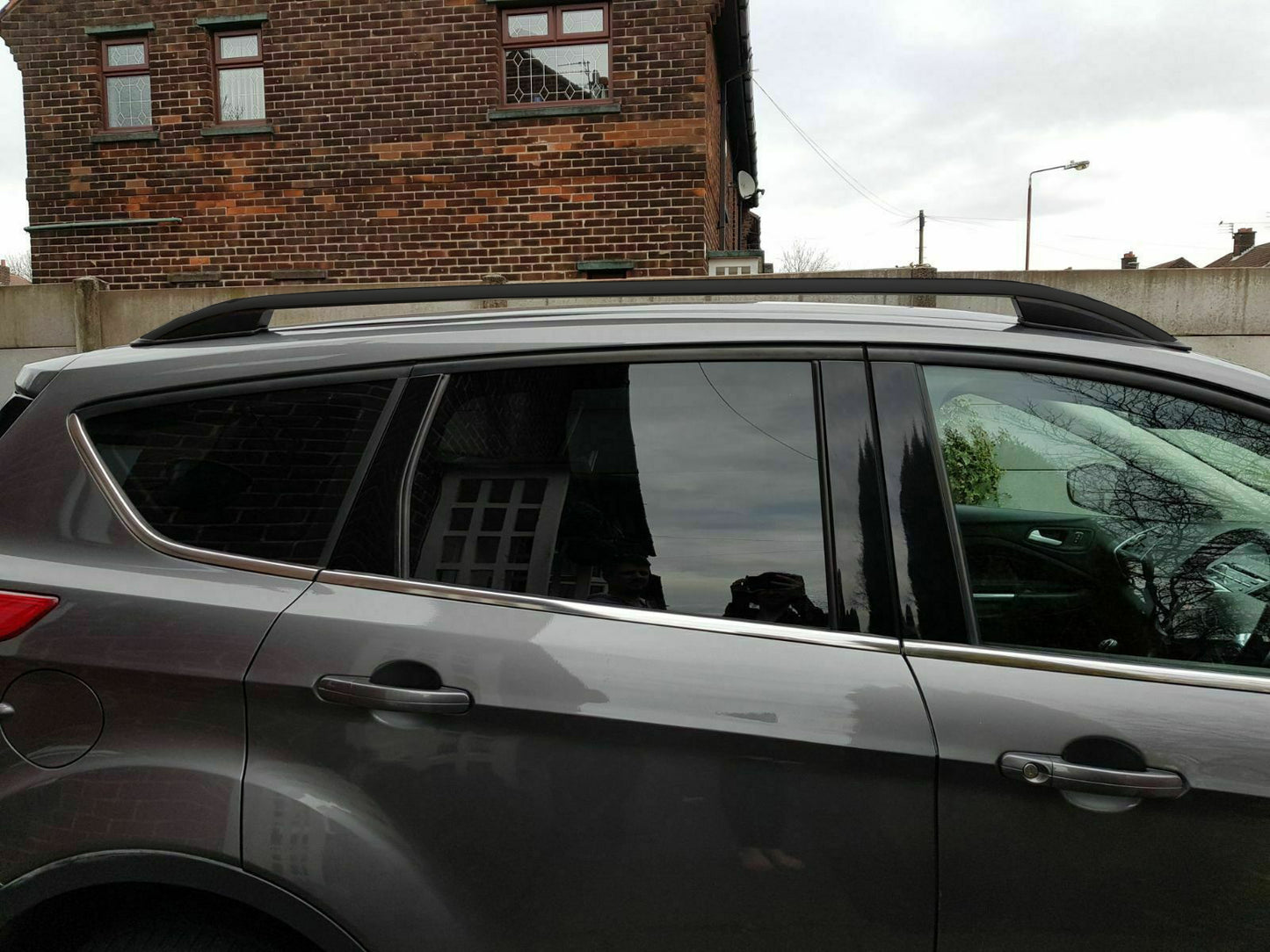 FORD KUGA II 2013+ BARRE SUL TETTO MANCORRENTI NERE PORTAPACCHI