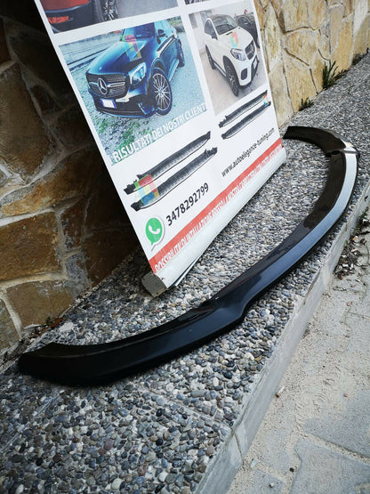 UNDER FRONT BUMPER MERCEDES E CLASS C238 AMG SPLITTER ABS BLACK LUIDO