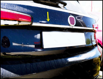 MODANATURE ADESIVE FIAT TIPO SPORTBACK 2015+ CROMATURA POSTERIORE COFANO .-