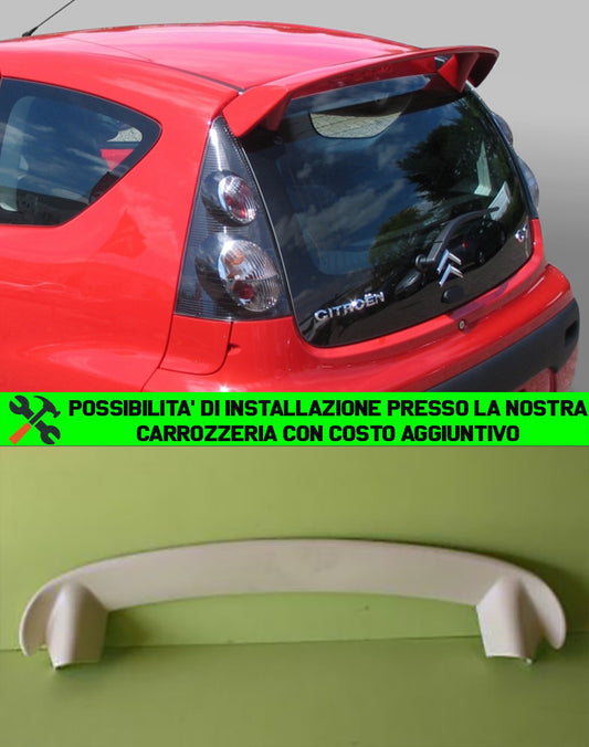 CITROEN C1 2005-2014 SPOILER POSTERIORE SUL TETTO IN ABS AUTOELEGANCERICAMBI