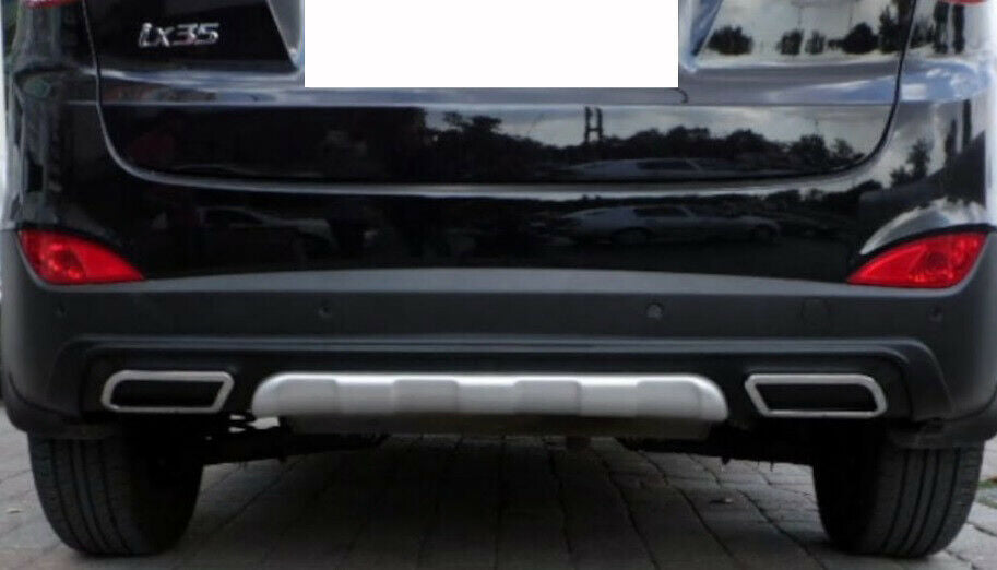 SPOILER SOTTO PARAURTI ANTERIORE + POSTERIORE PER HYUNDAI IX35 2009-2015 IN ABS