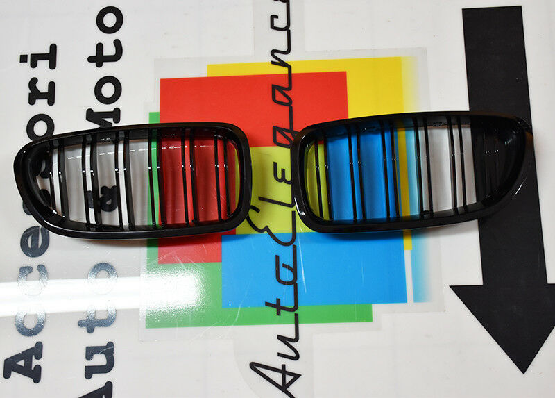 BMW SERIE 5 F10 F11 GRIGLIE ANTERIORI NERE M5 DOPPIA FASCIA AUTOELEGANCERICAMBI