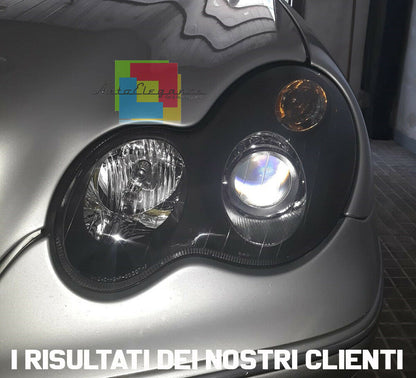 MERCEDES CL203 2004-2007 SPORTCOUPE FANALI NERI SPORT LENTICOLARI