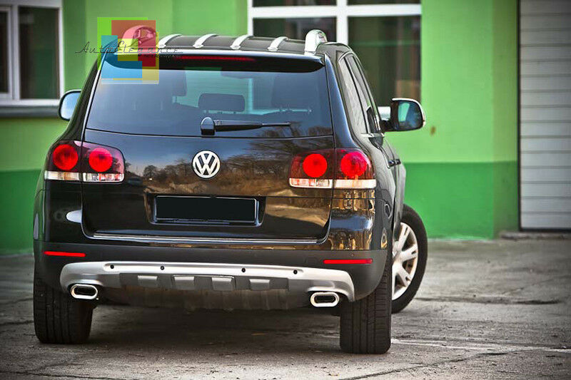 SPOILER SOTTO PARAURTI VW TOUAREG 7L 2006-2010 RESTYLING PROTEZIONE POSTERIORE