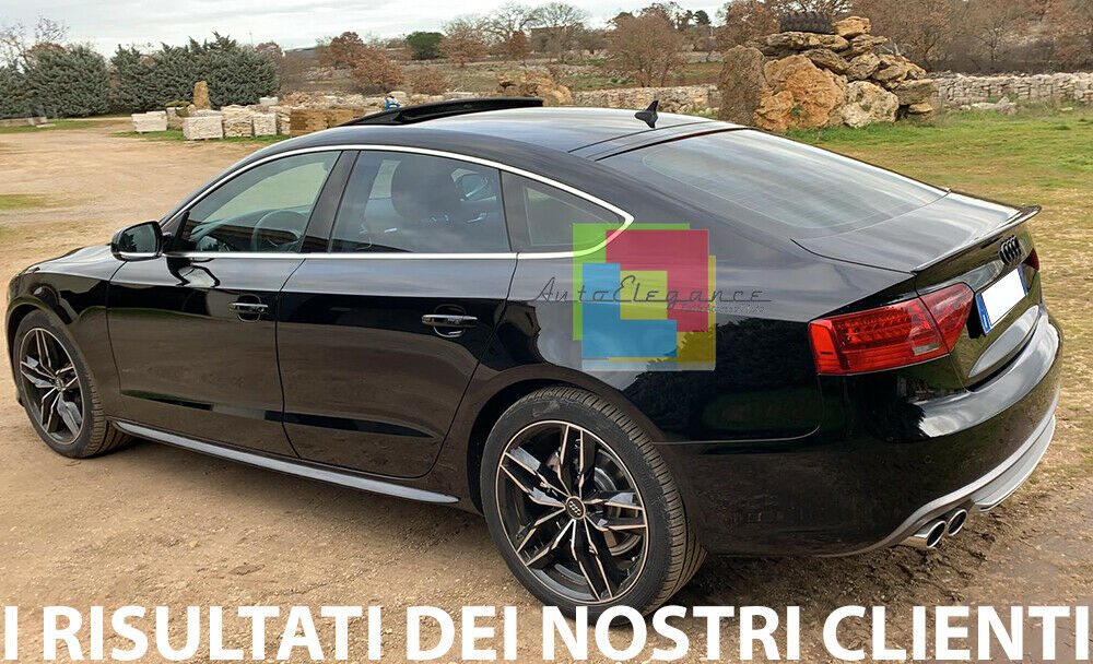 AUDI A5 COUPE SPORTBACK DOUBLE EXHAUST TIPPER S5 SLINE STAINLESS STEEL