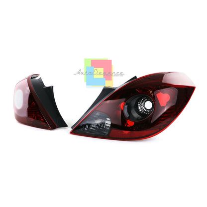 OPEL CORSA D 3 DOORS REAR LIGHTS RED SMOKE