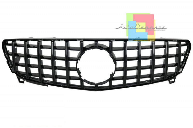 GRIGLIA ANTERIORE NERO LUCIDO MERCEDES CLASSE A W176 2015-2018 CALANDRA AMG