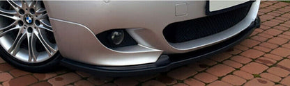 BMW SERIE 5 E60 E61 M TECH SOTTO PARAURTI SPLITTER ANTERIORE ABS NERO LUCIDO AUTOELEGANCERICAMBI