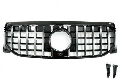 FRONT GRILLE MERCEDES GLB CLASS X247 AMG MASK SATIN PROFILES