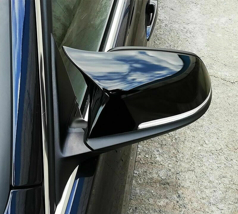 0061 SPECCHI NERO LUCIDO BMW SERIE 4 F32 F33 F36 CALOTTE SPECCHIETTI ADESIVE ABS AUTOELEGANCERICAMBI