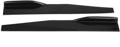 FIAT GRANDE PUNTO EVO FLAPS SOTTO MINIGONNE LATERALI ABS NERO LUCIDO