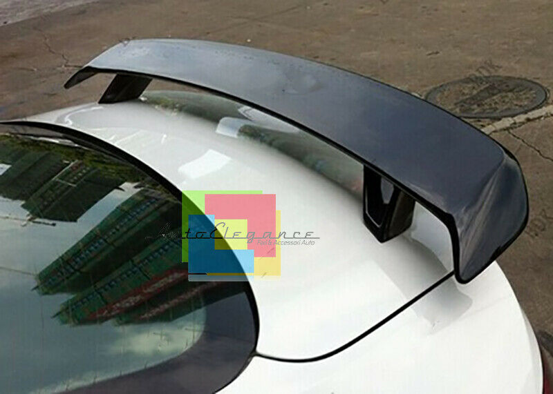 REAR BONNET SPOILER RS4 LOOK FOR AUDI A4 B8 GLOSSY BLACK ABS