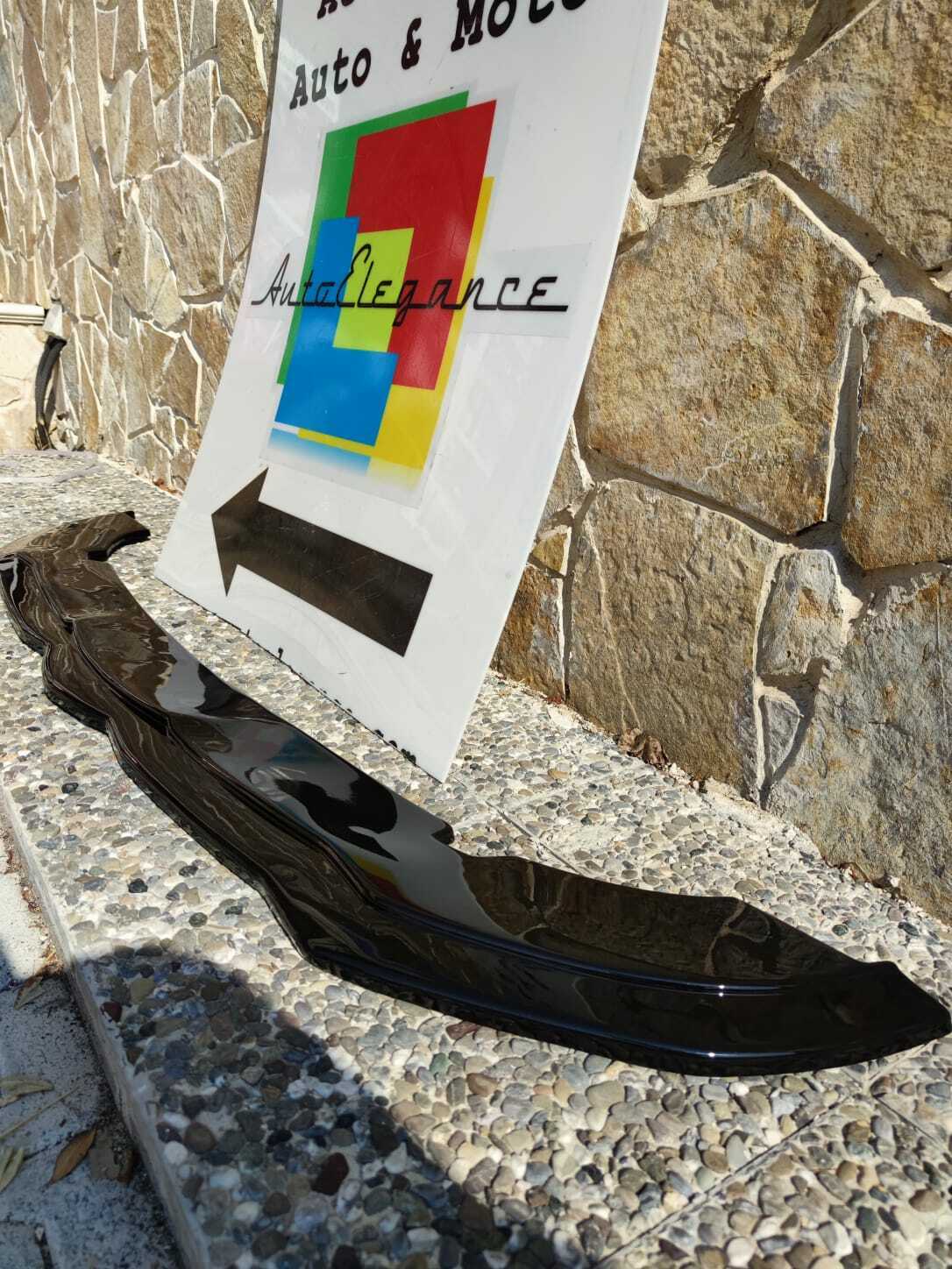 SPLITTER PER ALFA ROMEO GIULIA VELOCE PARAURTI ANTERIORE LAMA SPOILER NERO