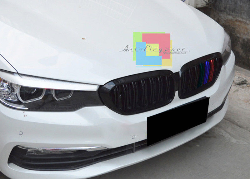 GRIGLIA ANTERIORE 3 COLORI M DOPPIA FASCIA BMW SERIE 5 G30 G31 2017+ MASCHERINE