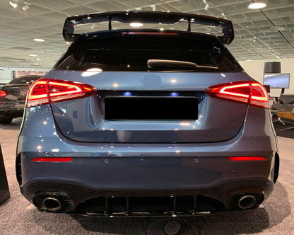 MERCEDES CLASSE A W177 2018+ SPOILER SUL TETTO IN ABS NERO LOOK AMG