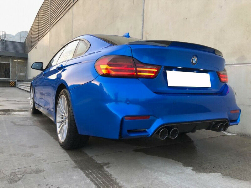 BMW SERIE 4 F36 GRAN COUPE 2013- PARAURTI POSTERIORE COMPLETO LOOK M4 AUTOELEGANCERICAMBI