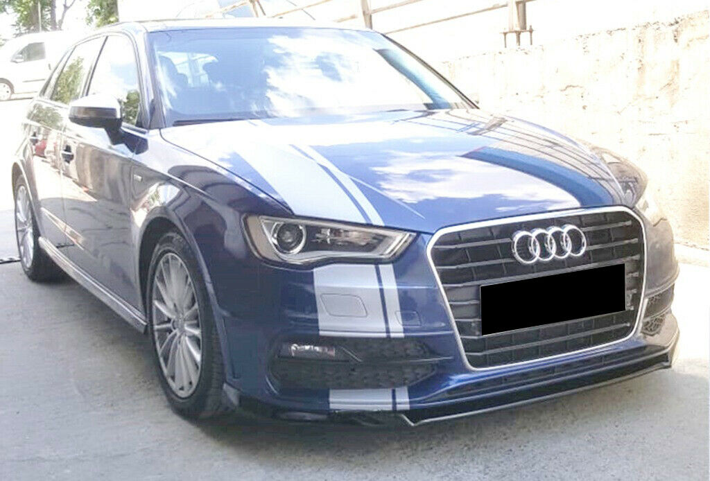 AUDI A3 8V 2012-2015 SLINE SPOILER SOTTO PARAURTI ANTERIORE ABS / PLASTIC SPLITTER AUTOELEGANCERICAMBI