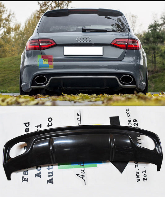 AUDI A4 B8 8K AVANT 2012-2015 LIFT DIFFUSORE SOTTO PARAURTI POSTERIORE - PER PARAURTI SLINE AUTOELEGANCERICAMBI