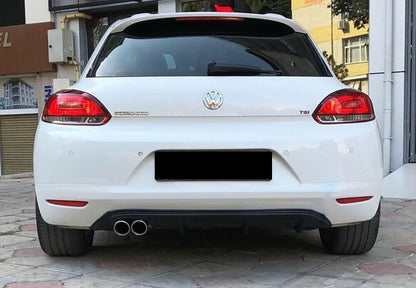 VW SCIROCCO 2008-2014 DIFFUSORE POSTERIORE RLINE LOOK IN ABS NERO LUCIDO