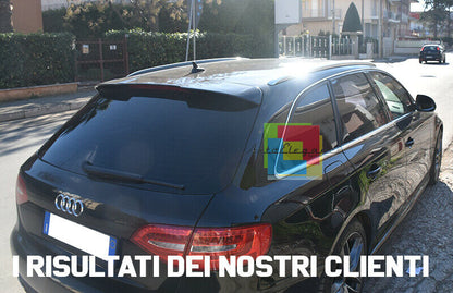 AUDI A4 B8 8K 08-15 AVANT SW SPOILER SUL TETTO LOOK RS4 ALETTONE POSTERIORE 0090 AUTOELEGANCERICAMBI