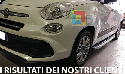 PEDANE LATERALI PER FIAT 500L 2012 IN POI SOTTO PORTA ANTISCIVOLO