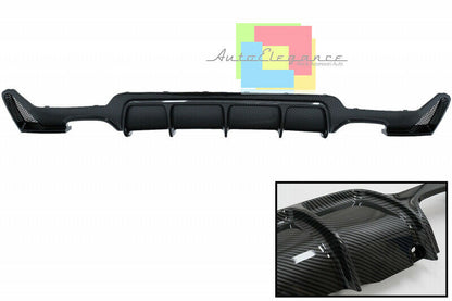 BMW SERIE 4 F32 F33 F36 2013+ SOTTO PARAURTI POSTERE DIFFUSORE ABS CARBONIO AUTOELEGANCERICAMBI