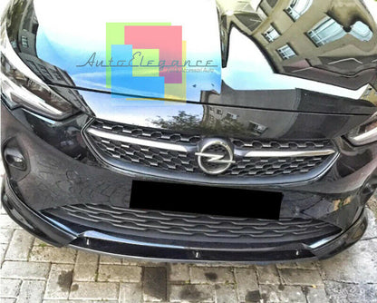 OPEL CORSA F 2019+ SOTTO PARAURTI ANTERIORE IN ABS SPORTIVO LOOK OPC NERO .-X