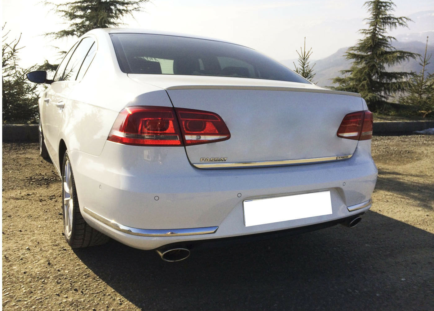 VW PASSAT B7 2010-2014 REAR BONNET SPOILER RLINE LOOK - ABS