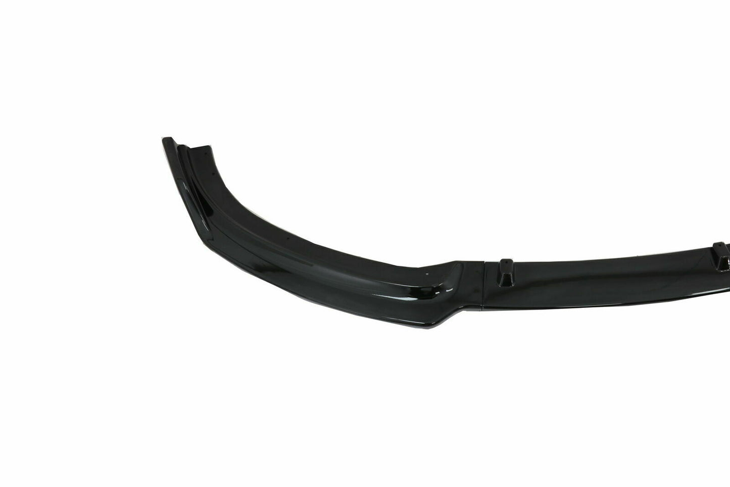 LAMA BMW SERIE 3 F30 F31 STANDARD SOTTO PARAURTI ANTERIORE SPLITTER NERO LUCIDO