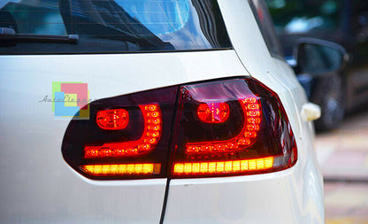 FARI POSTERIORI R20 FULL LED VW GOLF 6 VI 2008 AL 2012 FANALI FRECCIA DINAMICA