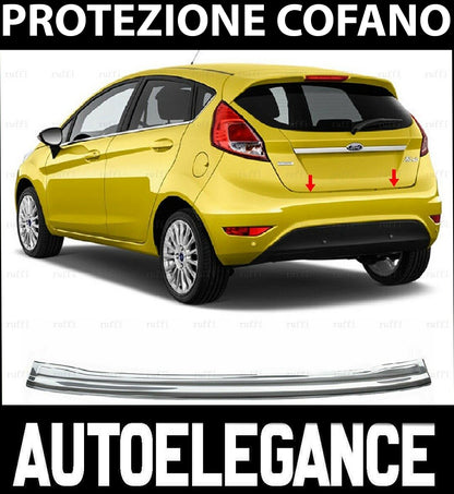 FORD FIESTA MK7 VII 08-17 REAR BUMPER PROTECTOR STAINLESS STEEL CHROME