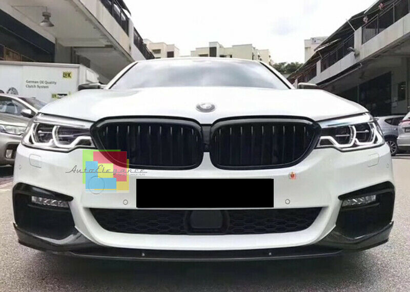 BMW SERIE 5 G30 G31 SOTTO PARAURTI ANTERIORE SPOILER ABS M-SPORT NERO LUCIDO AUTOELEGANCERICAMBI
