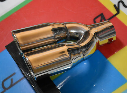 BMW SERIE 4 F32 F33 F36 TERMINALI DI SCARICO CROMATI INOX DOPPIO USCITA INOX AUTOELEGANCERICAMBI