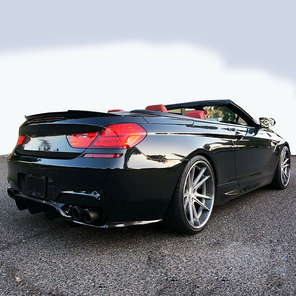 BMW SERIE 6 F12 CABRIO SPOILER POSTERIORE SUL COFANO LOOK M6 - ABS - AUTOELEGANCERICAMBI