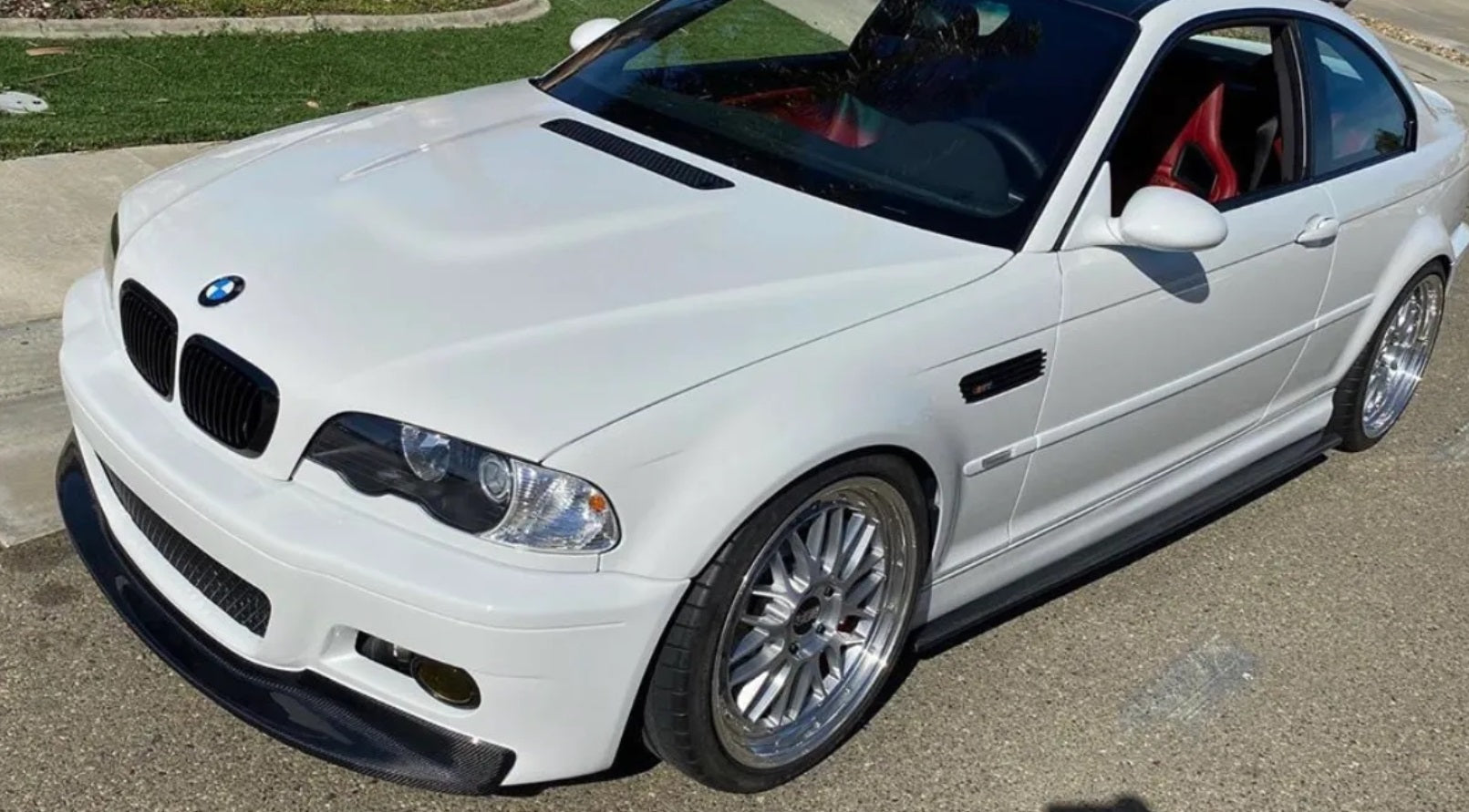 BMW SERIE 3 E46 COUPE SPLITTER SOTTO MINIGONNE LATERALI ABS NERO LUCIDO 0070 AUTOELEGANCERICAMBI