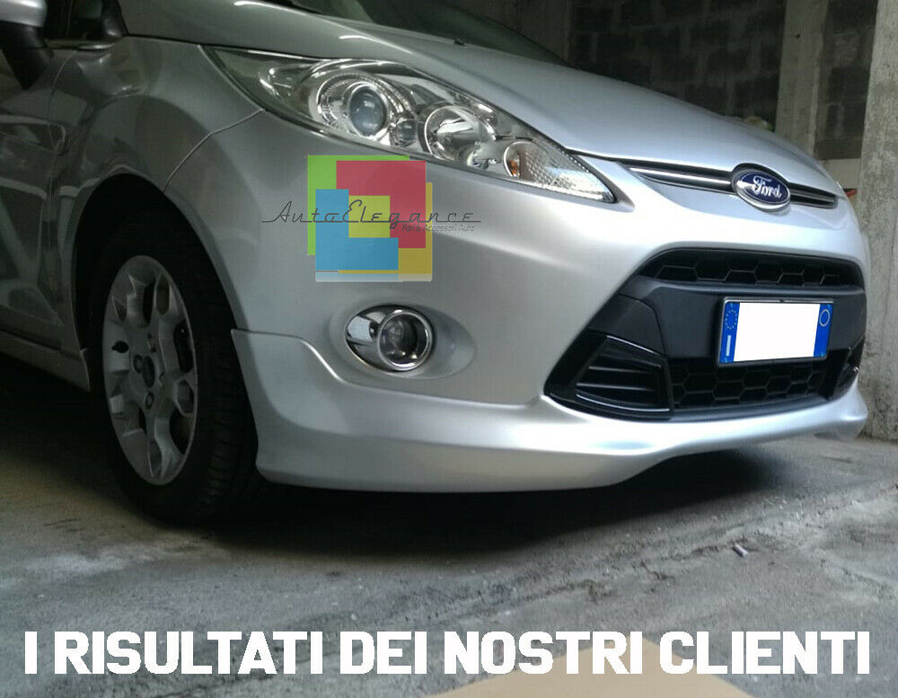 SPOILER SOTTO PARAURTI ANTERIORE FORD FIESTA MK7 2008-2012 LOOK ST ABS