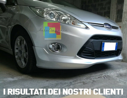 SPOILER SOTTO PARAURTI ANTERIORE FORD FIESTA MK7 2008-2012 LOOK ST ABS