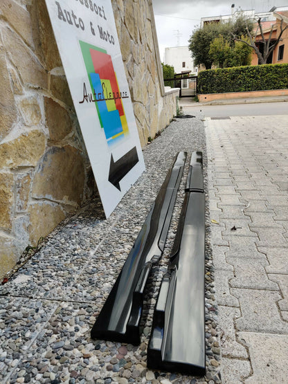 LAME BMW SERIE 5 G30 G31 SPLITTER SOTTO MINIGONNE LATERALI ABS NERO LUCIDO 0038