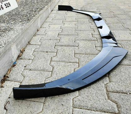 0050 AUDI A3 8V LIFT SOTTO PARAURTI ANTERIORE CARBONIO RS3 DESIGN SPLITTER LAMA AUTOELEGANCERICAMBI