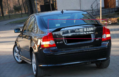 VOLVO S40 MK2 II 2004-2009 SPOILER SUL COFANO POSTERIORE LOOK SPORTIVO