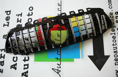 GRIGLIA ANTERIORE MERCEDES CLASSE A W177 2018+ CALANDRA AMG PROFILI CROMO 0067