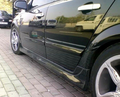 SIDE SKIRTS FOR OPEL ASTRA H 5 DOORS UNDER DOOR SPOILER ABS OPC 0104