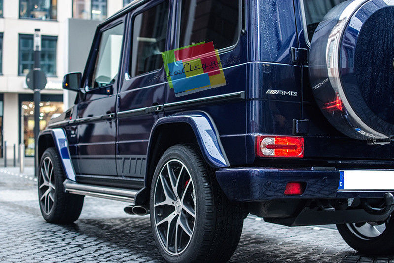 TERMINALI DI SCARICO MERCEDES G W463 1998+ INOX CON LOGO AMG G500 G55 G63 G65