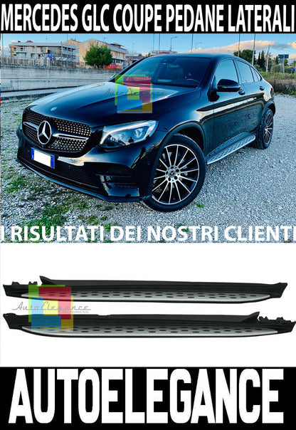 SIDE STEPS MERCEDES GLC COUPE C253 2015+ AMG SPORT DESIGN DOOR SILLS