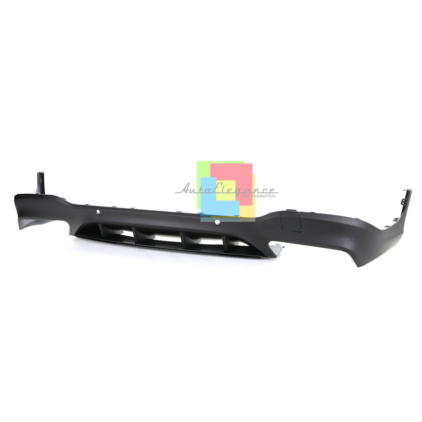 MERCEDES GLC X253 SUV 2015- ABS REAR DIFFUSER AND STAINLESS STEEL TIPPER AMG