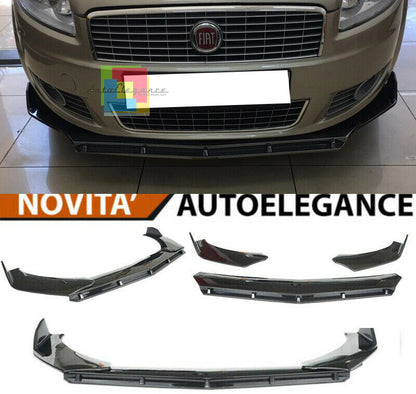 FIAT CROMA FRONT BUMPER SPLITTER GLOSSY BLACK RS LOOK