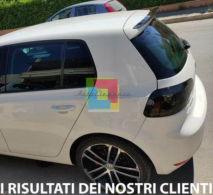 VW GOLF 6 VI 2008 AL 2012 SPOILER TETTO POSTERIORE AGGIUNTIVO GTI LOOK ABS NERO