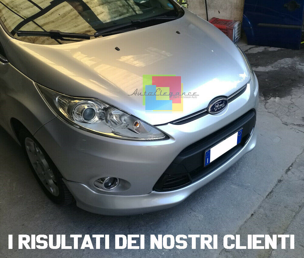 FORD FIESTA VI 2008-2012 SPOILER SOTTO PARAURTI ANTERIORE LOOK ST IN ABS