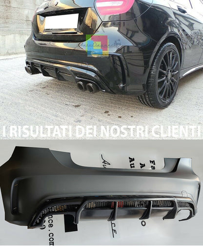 MERCEDES A-CLASS W176 2012-2018 ABS REAR BUMPER AMG B DESIGN